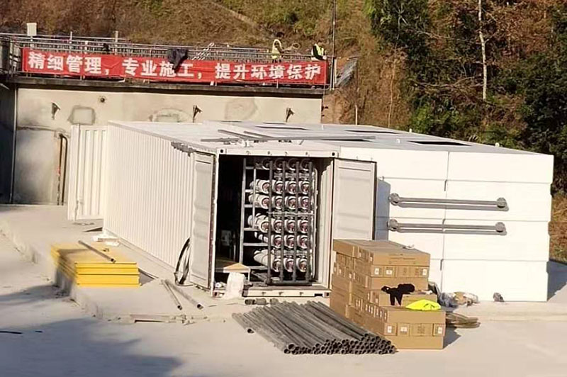 大香蕉黄色片渗滤液提标改造施工中